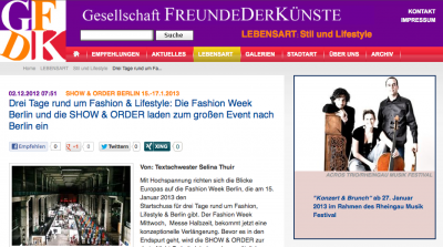 Gesellschaft Freunde der Künste